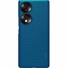 For Honor 70 NILLKIN Frosted PC Phone Case(Blue) - 1