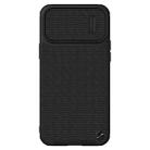 For iPhone 13 Pro Max NILLKIN 3D Textured Nylon Fiber TPU + PC Phone Case (Black) - 1