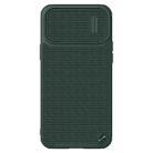 For iPhone 13 Pro Max NILLKIN 3D Textured Nylon Fiber TPU + PC Phone Case (Green) - 1