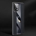 For OPPO Find X5/Find X5 Pro Racing Car Design Leather Electroplating Process Anti-fingerprint Protective Phone Case(Black) - 1