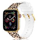 Square Buckle Color Printing Watch Band For Apple Watch Series 8&7 41mm / SE 2&6&SE&5&4 40mm / 3&2&1 38mm(Leopard 2) - 1