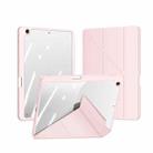 For iPad 10.2 2019/2020/2021 DUX DUCIS Magi Series Shockproof Tablet Case(Pink) - 1