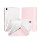 For iPad Pro 12.9 2022/2021/2020/2018 DUX DUCIS Magi Series Shockproof Tablet Case(Pink) - 1