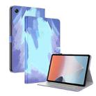 For OPPO Pad Air Watercolor Pattern Flip Leather Tablet Case(Winter Snow) - 1