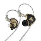 QKZ ZXD Sports In-ear Dynamic Wired HIFI Bass Stereo Sound Earphone, Style:without Mic(Black) - 1