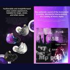 QKZ ZXT Sports In-ear Wired Control Plug HIFI Stereo Stage Monitor Earphone, Style:with Mic(Transparent Grey) - 6