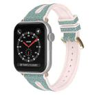 Slim Glitter Watch Band For Apple Watch Ultra 49mm / Series 8&7 45mm / SE 2&6&SE&5&4 44mm / 3&2&1 42mm(Blue) - 1