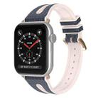 Slim Glitter Watch Band For Apple Watch Series 8&7 41mm / SE 2&6&SE&5&4 40mm / 3&2&1 38mm(Midnight Blue) - 1