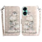 For Tecno Camon 19 3D Colored Horizontal Flip Leather Phone Case(Squirrels) - 1