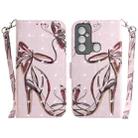 For Tecno Spark 6 GO 3D Colored Horizontal Flip Leather Phone Case(Butterfly High-heeled) - 1