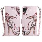 For Nokia C2 2nd Edition 3D Colored Horizontal Flip Leather Phone Case(Butterfly High-heeled) - 1
