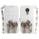 For Nokia C21 3D Colored Horizontal Flip Leather Phone Case(Pug) - 1