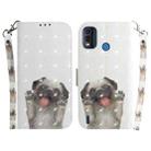 For Nokia G11 Plus 3D Colored Horizontal Flip Leather Phone Case(Pug) - 1