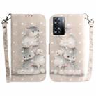 For OPPO A57 2022 4G/A57 2022 5G/Realme Q5i/Realme V23 5G/Realme Narzo 50 5G/A77 5G 3D Colored Horizontal Flip Leather Phone Case(Squirrels) - 1