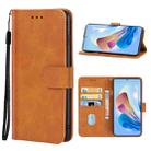 For ZTE Nubia Z40S Pro Leather Phone Case(Brown) - 1