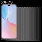 50 PCS 0.26mm 9H 2.5D Tempered Glass Film For vivo T1x 5G / 4G / T1x Indian - 1