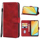 For vivo T1x India Leather Phone Case(Red) - 1