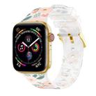 Square Buckle Transparent Watch Band For Apple Watch Series 8&7 41mm / SE 2&6&SE&5&4 40mm / 3&2&1 38mm(1) - 1