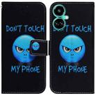 For Tecno Camon 19 Coloured Drawing Leather Phone Case(Anger) - 1