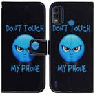 For Nokia G11 Plus Coloured Drawing Leather Phone Case(Anger) - 1