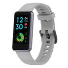 For Realme Band 2 Silicone Watch Band(Grey) - 1