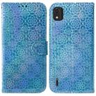 For Nokia C2 2nd Edition Colorful Magnetic Buckle Leather Phone Case(Blue) - 1