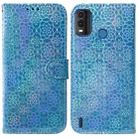 For Nokia G11 Plus Colorful Magnetic Buckle Leather Phone Case(Blue) - 1