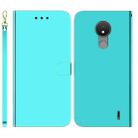 For Nokia C21 Imitated Mirror Surface Horizontal Flip Leather Phone Case(Mint Green) - 1