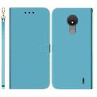 For Nokia C21 Imitated Mirror Surface Horizontal Flip Leather Phone Case(Blue) - 1