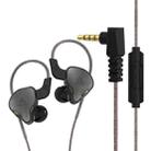 QKZ AK6 DAY In-ear Wire-controlled Subwoofer Phone Earphone with Mic(Black) - 1