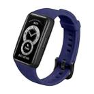 For Huawei Band 6 Silicone Watch Band(Blue) - 1