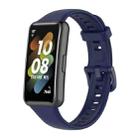 For Huawei Band 7 Silicone Watch Band(Navy Blue) - 1