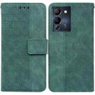 For Infinix Note 12 G96/X670 Geometric Embossed Leather Phone Case(Green) - 1