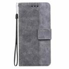 For Tecno Camon 19 Geometric Embossed Leather Phone Case(Grey) - 2