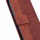 For Tecno Camon 19 Geometric Embossed Leather Phone Case(Brown) - 4