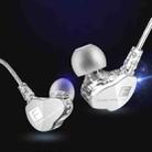 QKZ F910 In-Ear Subwoofer Dual Dynamic Earphone(Transparent) - 1