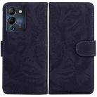 For Infinix Note 12 G96/X670 Tiger Embossing Pattern Horizontal Flip Leather Phone Case(Black) - 1