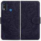 For Nokia G11 Plus Tiger Embossing Pattern Horizontal Flip Leather Phone Case(Black) - 1