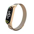 For Xiaomi Mi Band 7 Milanese Metal Watch Band(Rose Gold) - 1