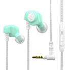 QKZ SK5 In-ear Subwoofer Wire-controlled Music Earphone with Mic(Green) - 1