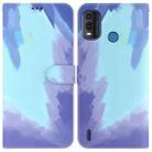 For Nokia G11 Plus Watercolor Pattern Horizontal Flip Leather Phone Case(Winter Snow) - 1