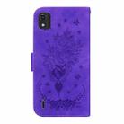For Nokia C2 2nd Edition Butterfly Rose Embossed Leather Phone Case(Purple) - 3