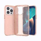 For iPhone 14 Pro Crystal Clear Phone Case(Glitter Gold) - 1