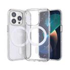 Crystal Clear MagSafe Phone Case For iPhone 14 Pro Max(Glitter White) - 1