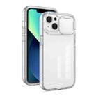 For iPhone 12 Sliding Camera Phone Case(Transparent) - 1