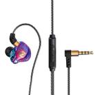 QKZ ZEN In-ear Subwoofer Wire-controlled Music Running Sports Earphone with Mic(Colorful) - 1