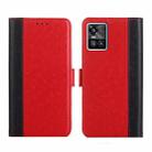 For vivo S10 / S10 Pro Ostrich Texture Flip Leather Phone Case(Red) - 1