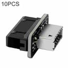 10 PCS 73S Mainboard USB 3.0 19P/20P to Type-E90 Degree Adapter - 1