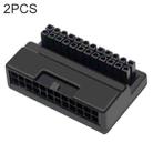 2 PCS ATX 24Pin 90 Degree Power Plug Adapter - 1