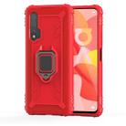 For Huawei nova 6 Carbon Fiber Protective Case with 360 Degree Rotating Ring Holder(Red) - 2